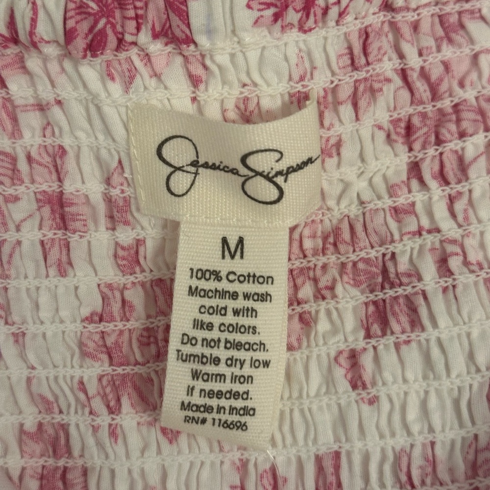 Jessica Simpson Pink Floral Midi Sundress - Picture 8 of 10